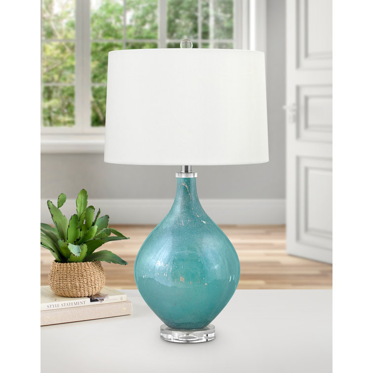 Aqua blue deals table lamps